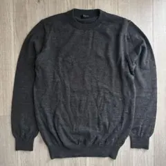 nano universe Mサイズ グレー クルーネック ニット セーター