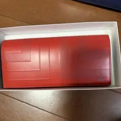 最終値下げ【即日発送】新品未使用品　長財布　LANVIN レッド