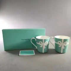 A911-3/TIFFANY＆Co./ ブルーボックス ペアマグカップ/