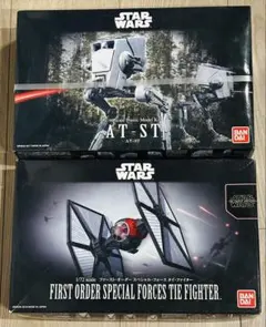 スターウォーズ BANDAI ボバフェット Yウイング AT-ST 3点セット