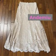Andemiu アンデミュウ　レーススカート
