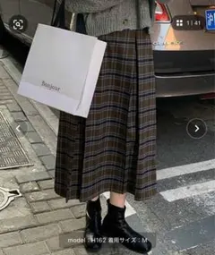 チェックボックスプリーツスカートのサムネイル