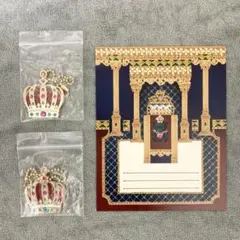 青山デカーボ　限定　王冠チャーム　2個セット　カード付き