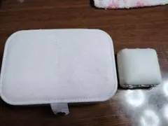 ホワイト アクセサリーケース コンパクト（2つ）