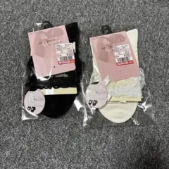 しまむら　青木美沙子　レース　ソックス　靴下　2足　しまみさ