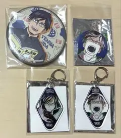 僕のヒーローアカデミア　飯田天哉　缶バッジ　ani art キーホルダー　4点