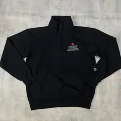 champion チャンピオン ハーフジップ スウェット 黒 XL