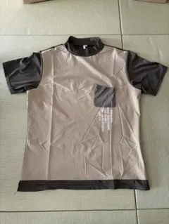ROCK DUDE 半袖シャツ　モックネック　立ち襟