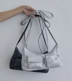 リボン ショルダーバッグ　PUBLUX パブリュクス