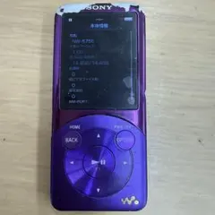 SONY ウォークマン NW-S755 本体 パープル78