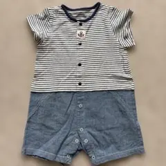 赤ちゃんの城　半袖ロンパース 70cm