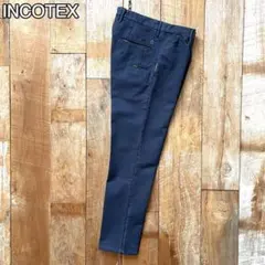【極美品】INCOTEX SLACKS テーパード コットン スラックス 30