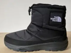 27cm ノースフェイス ヌプシ ロゴ Nuptse Bootie Logo 黒