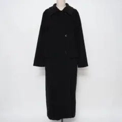美品 K.T. キヨコタカセ ロングコート 黒 サイズM*ND228のサムネイル