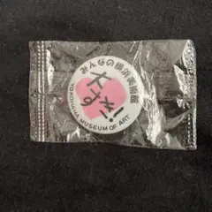 横浜美術館　ノベルティ　缶バッチ