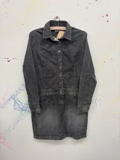 トミーヒルフィガー ブラック　デニムワンピース