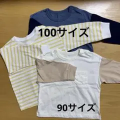 ユニクロ　エアリズムロンT 90サイズ　100サイズ