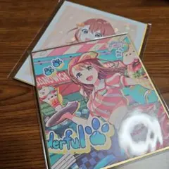 みのり　キャラクター　プロセカ　グッズ　色紙　２つ