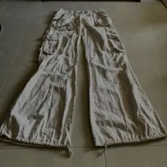 パンツ goa fringed pockets linen cargo pants goa fringed pockets linen cargo pants - メルカリ