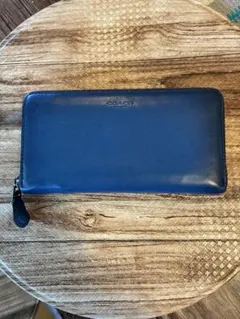 COACHコーチ財布ブルー