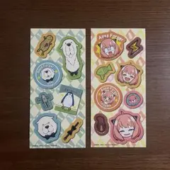 スパイファミリー　アーニャ　ボンド　シールセット