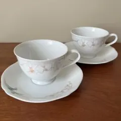 Noritake　Bel Eclat カップ&ソーサー2客セット