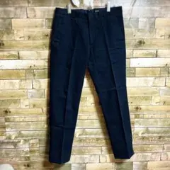 A.P.C アーペーセ スラックス スリムストレート ネイビー Sのサムネイル