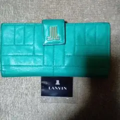 LANVIN 長財布 グリーン 処分価格1500円❗️お値下げ不可のサムネイル