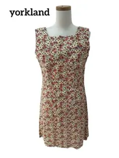 【最終値下げ】美品★yorklandヨークランド★花柄ワンピース