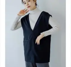 マルチウェイジレ/ベスト ブラック　ボンジュールサガン