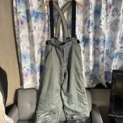 早い者勝ち✌️Dreamfly Oサイズグレー サスペンダー付き スキーウェア
