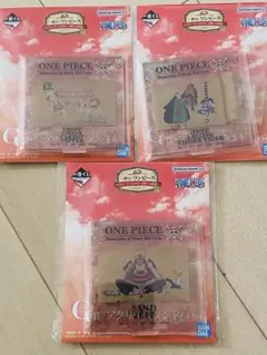 一番くじ　ワンピース　G賞アクリルスタンド　3種