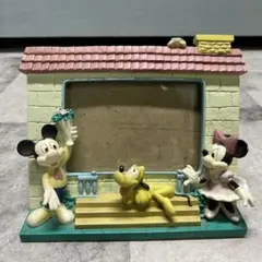 【中古】ディズニー写真立て　ビンテージ　レトロ