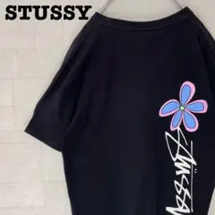 【即完売モデル】ステューシー☆花フラワー 両面プリント 半袖 Tシャツ　430のサムネイル