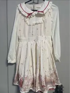 リズリサRomantic Messages柄ワンピース