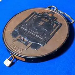철도 상품 : 국철 철도 100년 SL 증기 기관차 금속 오브제 돼지 저금통 당시 물건