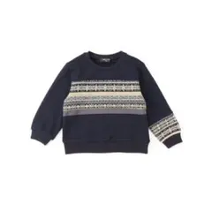 COMME CA ISM コムサイズム スウェット・トレーナー ネイビー