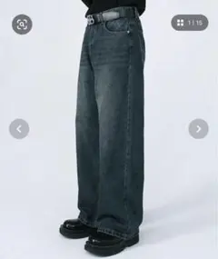 westboy ルーズバギーデニムパンツ