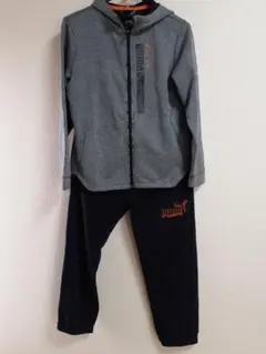 PUMA ジャージ上下セット グレー/ブラック