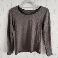 field dream ストライプ 長袖Tシャツ L