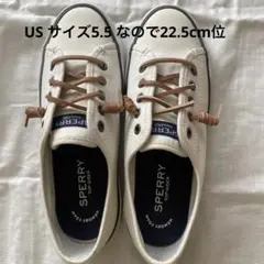 最終値下げ 中古 SPERRY TOP-SIDER スニーカー 22.5cmのサムネイル