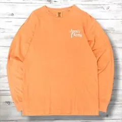 COMFORT COLORS ロンT デカロゴ オレンジ M 1287