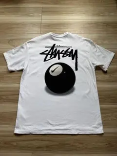 Stussy x Nike 8 Ball T-Shirt White