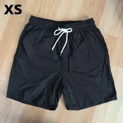 新品　XS ブラック ショートパンツ 100%ポリエステル