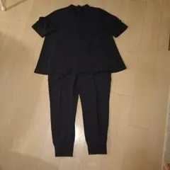 ブラック セットアップ パンツ トップス