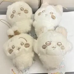ちいかわ ぬいぱれっと ミルクいろ マスコット 4点 ハチワレ うさぎ モモンガ