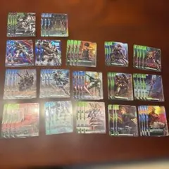 の*ま様 ガンダムカードゲーム 引退 デッキ 青白V 緑白ウイング セット
