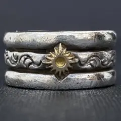 ARIZONA FREEDOM R-64 K18 太陽神 唐草 リング 9号