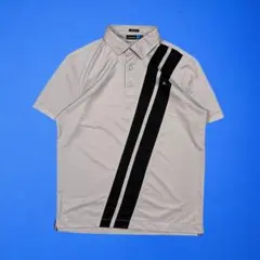 J.LINDEBERG ジェイリンドバーグ 半袖 ポロシャツ M グレー ゴルフ