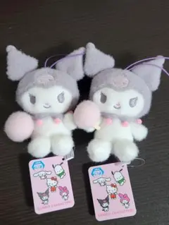 サンリオキャラクターズ　もふっとわたあめマスコット クロミ 2点セット